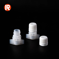 Bouchon à bec verseur en PE de 13 mm, écologique, durable, de qualité alimentaire, anti-fuite, réutilisable, léger, facile à ouvrir, pour gelée, jus, ketchup - Vente en gros