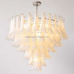 이탈리아 현대 고급 침실 식당 빌라 계단 높은 천장 홈 교수형 불어 유리 샹들리에 - Product Image 1