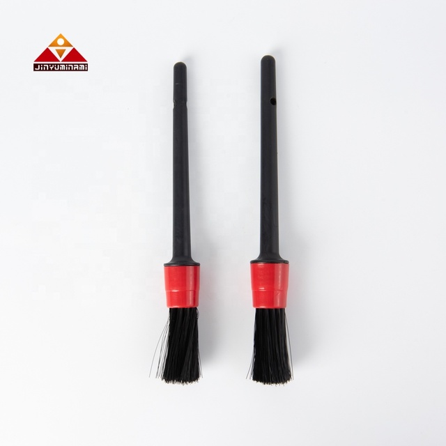 JYM-0146 5PCS Car Detail Tire Brush Set Soft Plastic Fiber Wear Resistant Premium Clean Tool Ready Stock Wholesale Customizable
