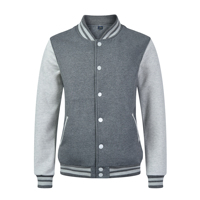 Veste bomber vintage en cuir sur mesure avec chaîne, broderie en chenille, lettres varsity pour hommes