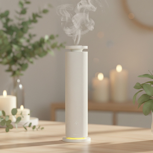 Diffuseur d'arômes et d'huiles essentielles pour la maison, avec fonction purificateur d'air et nébuliseur, design 'Lumière de lune' - Product Image 6
