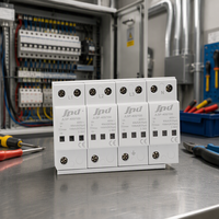 Dispositif de protection contre les surtensions de type 2 JLSP-400/100/4P, 100 kA, 3 phases, 400 V, SPD PBT pour systèmes solaires industriels