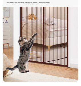 Cortina Magnética para Puerta, Estilo 2025, Mosquitera, Pantalla Contra Insectos, Hecha de Poliéster, Diseño Moderno, Impermeable, Personalizable, Venta al Por Mayor - Product Image 4
