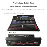 Console de mixage audio professionnelle M24, mixeur numérique Sound Craft pour usage professionnel
