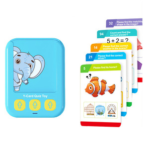 55 Tarjetas Multilingües Interactivas para Niños en Edad Preescolar, Tarjetas de Aprendizaje Inteligentes con Voz, Máquina de Aprendizaje para Bebés - Product Image 2