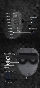 LED Nhựa Cử Chỉ Cảm Biến Biến Halloween Trang Phục Đảng Tái Sử Dụng Hợp Thời Trang Vui Nhộn <span class=keywords><strong>Goofy</strong></span> Món Quà Sinh Nhật Cậu Bé Ánh Sáng G25-534 - Product Image 3