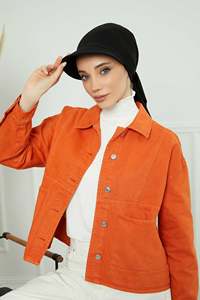 <span class=keywords><strong>Turbante</strong></span> instantáneo musulmán de ala ancha 95 de algodón, gorro, bufanda para la cabeza, gorro árabe islámico para mujer, <span class=keywords><strong>turbante</strong></span>, bufanda, sombrero - Product Image 5