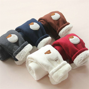 Boutique en ligne chinoise, leggings d'hiver chauds en tissu de coton pour filles, vêtements pour enfants fabriqués en usine - Product Image 4