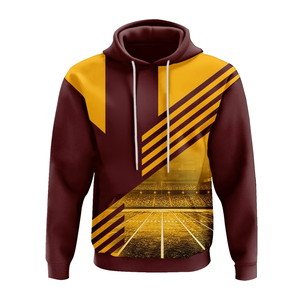 Sweat à capuche long doublé 350 g/m² avec logo Puff, épaules tombantes, personnalisable, écoresponsable, en polaire recyclée, unisexe pour homme - Product Image 1