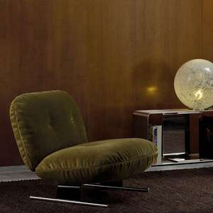 Ghế thư giãn da thật cao cấp phong cách Ý, sofa hiện đại cho phòng khách, nội thất cao cấp cho nhà ở, căn hộ, khách sạn - Product Image 4