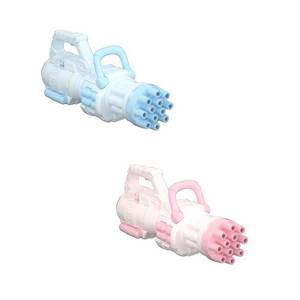 Pistolet à bulles automatique 12 trous à piles pour enfants, modèle d'été très populaire, en plastique, Enjoystar ES3223 <span class=keywords><strong>3</strong></span>+ - Product Image 1