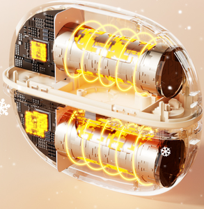 Chauffe-mains magnétique 2 en 1, électrique, rechargeable, <span class=keywords><strong>réutilisable</strong></span>, portable, chauffe-mains de football, mini chauffe-mains - Product Image 4