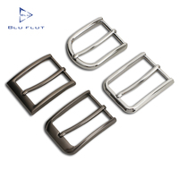 Accessoire de ceinture Boucle noire Blu Flut Personnalisation Boucles de ceinture à ardillon en alliage de grande taille avec logo Boucle de ceinture personnalisée