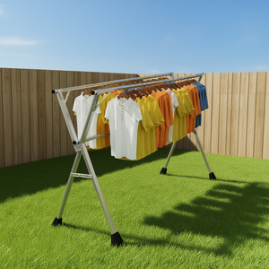 Tendedero de Ropa Db, 2.4m, Plegable, Portátil, de Aleación de Aluminio, Forma de X, para Exteriores, Diseño Minimalista - Product Image 2