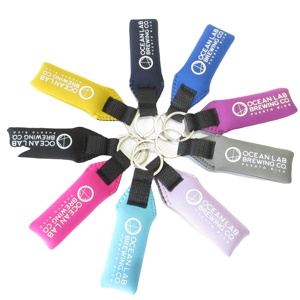 Custom Logo and Shape Key <b>Chain</b> Factory <b>Cheap</b> Price Custom Neoprene Foam Floating Keychain for Promotion Gifts - Product Image 4