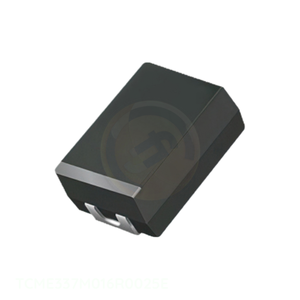 Condensateur de surface original TCME337M016R0025E 330µF (<span class=keywords><strong>MICRO</strong></span> FARAD) 25mOhm @ 100K 330 µF 2917 (7343 métrique) - Product Image 1