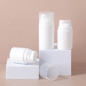 Best Price 30ml 50ml 80ml 100ml 150ml White Plastic Cosmetic Packaging Container Serum Lotion Airless <b>Pump</b> <b>Bottle</b> - Product Image 4