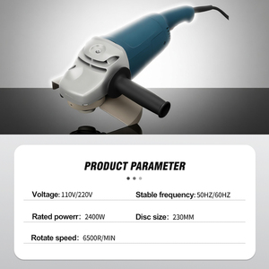 24000w Electric Angle Grinder Slide Switch 6500RPM <b>Power</b> <b>Power</b> <b>Tool</b> Grinding Machine for Industrial Use Surface Conditioning - Product Image 2