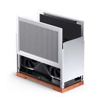 JONSBO T9 ITX Boîtier en aluminium Châssis d'ordinateur pour PC de jeu de bureau Refroidissement industriel avec port USB avant Stock