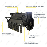 RSBM OEM ad alta efficienza escavatore trinciatrice trinciatrice trinciatrice forestale