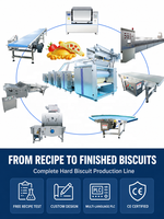 Industriële biscuitmachine, Marie biscuit productielijn, geëmbosseerde biscuitvormmachine, PLC-besturingssysteem