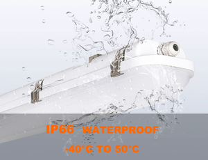 Không thấm nước <span class=keywords><strong>Batten</strong></span> ống <span class=keywords><strong>Led</strong></span> Ống triproproof ánh sáng phù hợp với đèn 1ft 30cm 0.3m 300mm 5W 10W công nghiệp có thể liên kết Khung đèn - Product Image 6