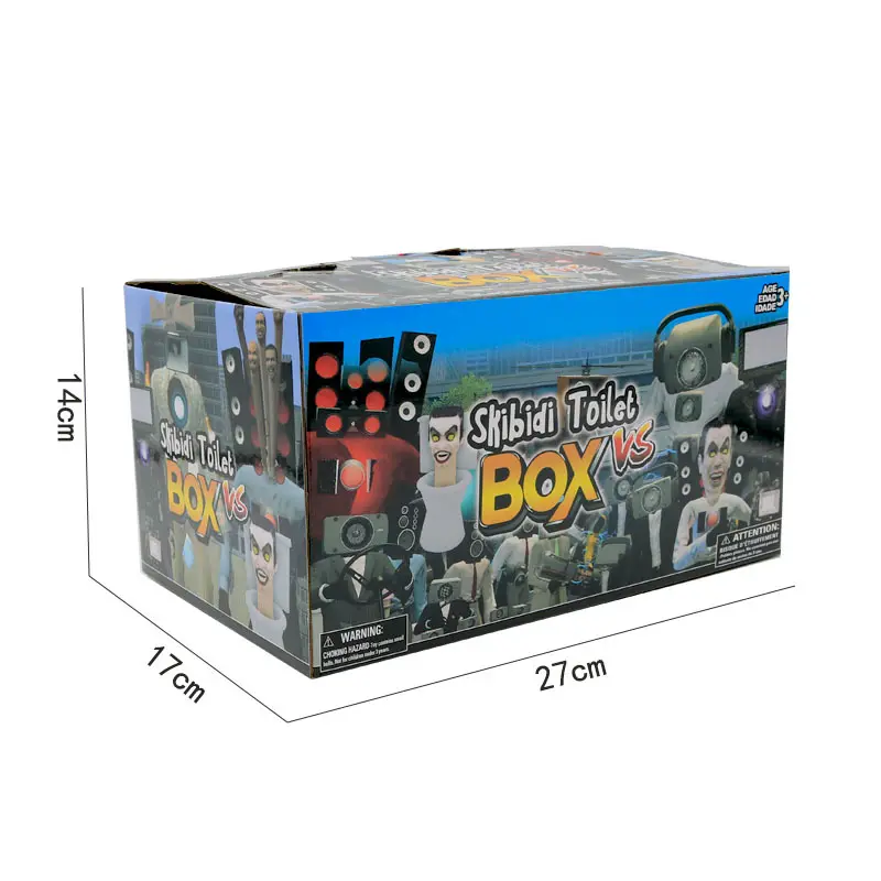 Titan TV Man Blind Box Skibidi PVC mainan Skibidi Toilet Action figure untuk anak-anak hadiah