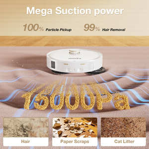 Robot Aspirador con Mopa y Base Autolimpiante, 15000Pa de Succión, Vaciado Automático de Polvo, Limpieza en Húmedo/Seco, RTS en Stock - Product Image 2