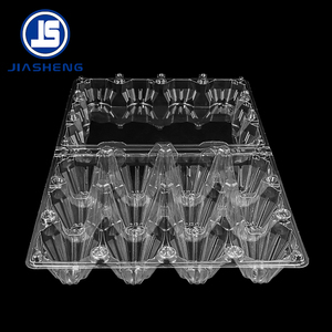 Kustom sekali pakai 12 lubang baki plastik wadah telur kotak plastik untuk telur - Product Image 4