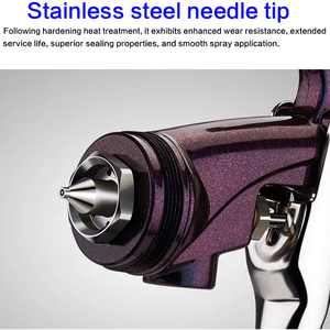 Profissional-Grade W-101G Alta Eficiência HVLP Air Spray Gun Gravity Feed Alloy Industrial-Grade SANPU - Product Image 2