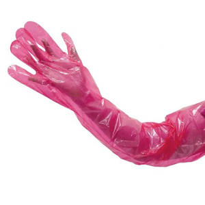 Бытовые чистящие инструменты и аксессуары, Прозрачные полиэтиленовые перчатки до плеч, одноразовые пищевые перчатки с длинными рукавами - Product Image 2