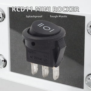 KCD1-105C-T3 Pin Kleiner Wippschalter 10x15mm Mini SPST IP44/IP22 250V 6A Ein/Aus - Product Image 2