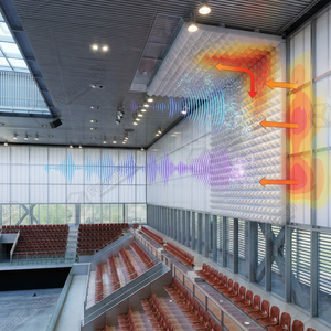 Stadion-Akustikschaum zur Schallabsorption und Wärmekontrolle für große Veranstaltungsorte - Product Image 2