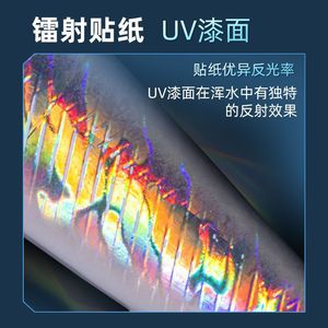 Señuelo Aohu Minnow de 12 cm, plateado y azul, realista, de hundimiento lento, para pesca de lubina, cebo de fondo. - Product Image 5