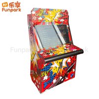 Borne d'arcade Street Fighter à entretien facile, machine de jeu vidéo à monnayeur pour 2 joueurs