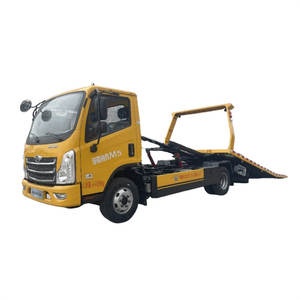 Camión de Remolque China Foton Forland de 3 Toneladas, 4x2, con Plataforma Deslizante, para Transporte de Vehículos, en Venta - Product Image 1