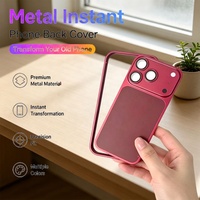 Funda Metálica Premium de Cobertura Total para Teléfono, Cubierta Trasera Magnética de Aleación de Aluminio para Distribuidores de Teléfonos Móviles