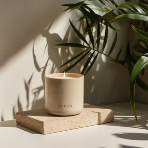 AIKUN Fabricante de Velas Aromáticas de Cera de Soya en Recipientes de Cerámica para Decoración del Hogar, Recuerdos de Boda, Aromaterapia y Relajación - Product Image 2