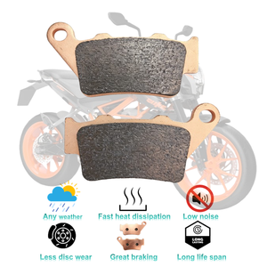 Plaquettes de frein frittées pour BMW F650GS F800GS Adventure APRILIA Pegaso 650 <span class=keywords><strong>DUCATI</strong></span> 400 803 Scrambler 1100 <span class=keywords><strong>Monster</strong></span> 797 937 - Product Image 2