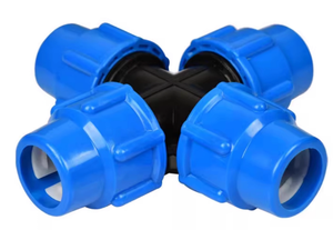 20-63mm sıkıştırma pürüzsüz yüzey işleme ile polipropilen çapraz bağlantı PN16 hızlı bağlantı kaplin ekleme - Product Image 2