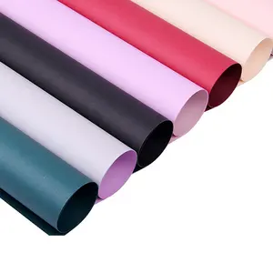 Kertas pembungkus kemasan bunga warna-warni desain unik DIY Korea