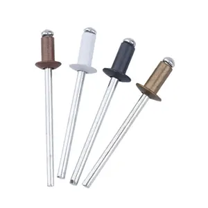 Factory Direct Impact Rivets With Zinc Plated Bulb Tite Plain Dome Head Aluminum Blind Pop Rivets For Doors And Windows