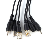 CCTV Vidéo Balun hd 8MP Connecteur Émetteur-Récepteur DC RCA BNC à Rj45 3 en 1 pour Cctv Sécurité hd Vidéo Balun Rj45