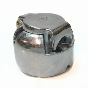 European Style Trailer 7 <b>Pin</b> Plug 12V Zinc Alloy Metal Connector Adapter For Truck Use - Product Image 1
