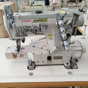 Second Hand CW600 Three Needle Five <b>Thread</b> Interlock Flat <b>Lock</b> Sewing Machine - Product Image 2