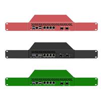 BKHD X86 Mikrotik DDR5 memori 4x SFP, pre-loaded dengan PfSense Mini 1U 9 inci kompak 2.5G/10G Router & Firewall perlengkapan jaringan