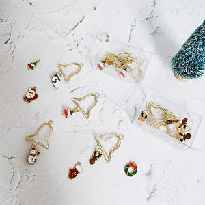 Clips de papier mémo mixtes, 5 pièces/boîte, pinces à photos arbre de noël or, forêt, toile à tissu, marque-page, Clips de décoration artisanaux, 5 pièces - Product Image 3