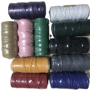 2mm 3mm 4mm 5mm 8mm 10mm Colored <strong>Macrame</strong> Cotton Cord <strong>Kit</strong> - Product Image 4