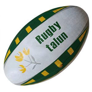 Official Match Rugby Ball Size 5 Tournament Competition Ball Custom Branding <b>Machine</b> <b>Stitched</b> Rugby League Match Wholesale - Product Image 1