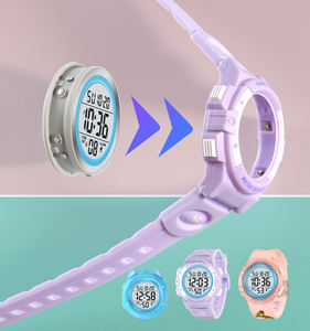 À la mode Skmei 2236 remplacer les Styles bricolage <span class=keywords><strong>montre</strong></span> démontage NFC numérique enfants <span class=keywords><strong>montre</strong></span>-bracelet coloré <span class=keywords><strong>montre</strong></span> numérique pour enfants série - Product Image 5